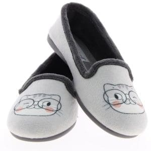 Chausson femme LILOU GRIS Podowell