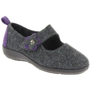 Chaussons confortables femme TATOO anthracite Podowell